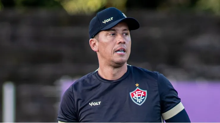 Thiago Carpini, técnico do Vitória. Victor Ferreira/ECVitória