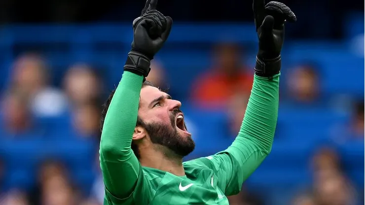 Alisson, jogador do Liverpool.
