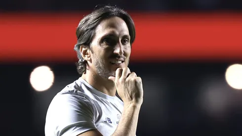 Luis Zubeldia tecnico do Sao Paulo durante partida contra o Aguia de Maraba no estadio Morumbi pelo campeonato Copa Do Brasil 2024.