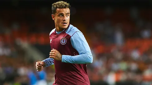 Philippe Coutinho, desejo do Vasco, atuando no Aston Villa em 2023