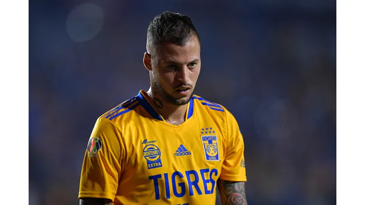 Nico López atuando no Tigres-MEX em 2022