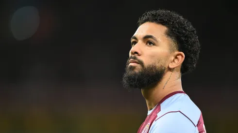 Douglas Luiz of Aston Villa looks on during the Premier League match between Aston Villa and Wolverhampton Wanderers at Villa Park on March 30, 2024 in Birmingham, England. (Photo by Michael Regan/Getty Images)