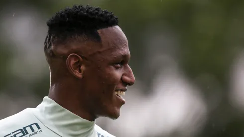 Yerry Mina, na época do Palmeiras.