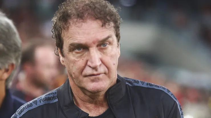 Cuca técnico do Athletico-PR durante partida contra o Londrina no estadio Arena da Baixada pelo campeonato Paranaense 2024. Foto: Gabriel Machado/AGIF