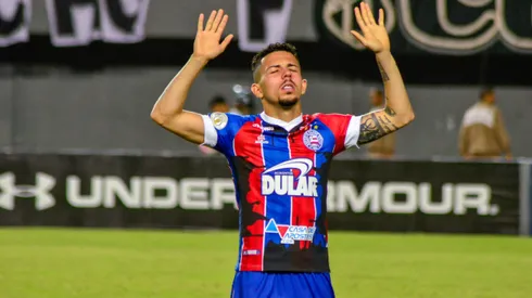 Flávio durante confronto contra o Ceará no Campeonato Brasileiro de 2019.