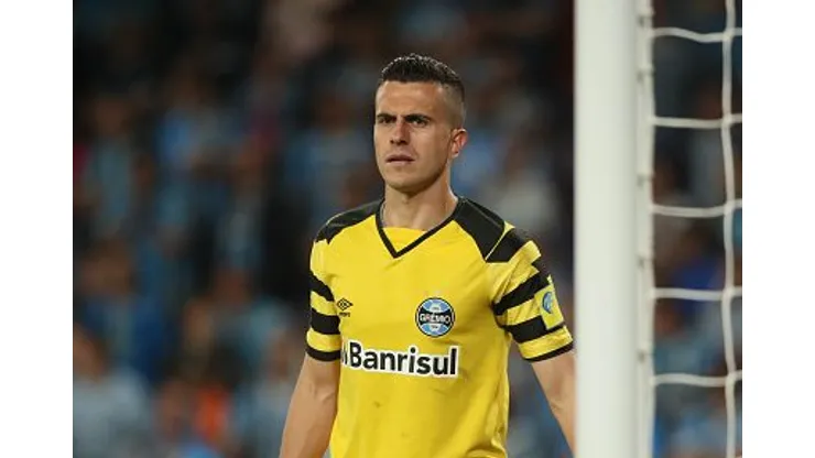 Marcelo Grohe atuando no Grêmio em 2017