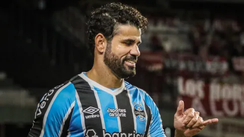 Diego Costa durante confronto contra o Estudiantes na Libertadores de 2024.