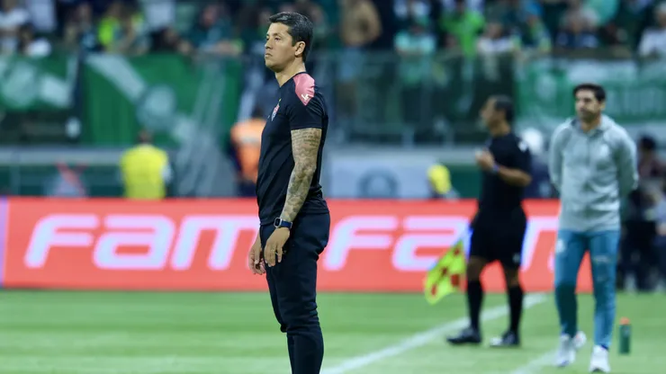 Thiago Carpini tecnico do Vitoria durante partida contra o Palmeiras no estadio Arena Allianz Parque pelo campeonato Brasileiro A 2024