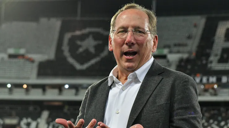 John Textor presidente da SAF do Botafogo durante partida contra o Atletico-GO no estadio Engenhao pelo campeonato Brasileiro A 2024