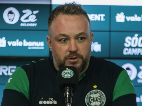 Interino se empolga com o Coritiba e projeta briga pelo G-4