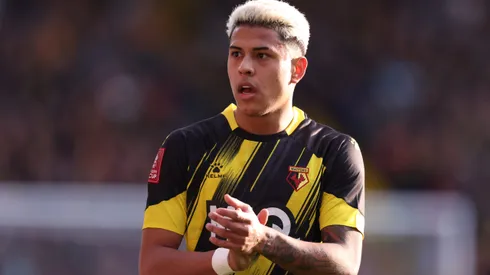 Matheus Martins durante confronto contra o Southampton na FA Cup temporada 2023/24.