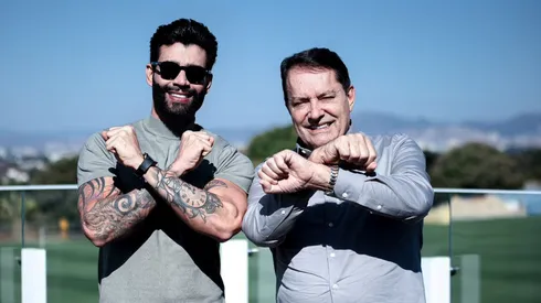Gusttavo Lima tem uma boa relação com Pedro Lourenço – Foto: Gustavo Martins/Cruzeiro