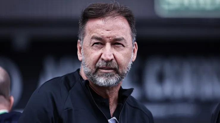 Presidente Augusto Melo no estadio Arena Corinthians antes da partida entre Corinthians e Cruzeiro pelo campeonato Copa Sao Paulo 2024