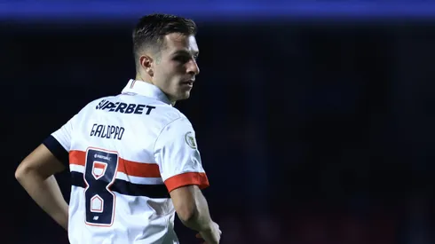 Giuliano Galoppo jogador do São Paulo durante partida contra o Cuiaba no estadio Morumbi pelo campeonato Brasileiro A 2024.