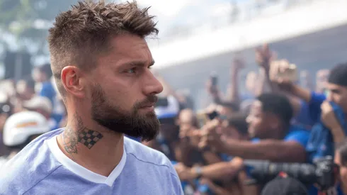 Rafael Sobis do Cruzeiro durante chegada da equipe para a partida contra o Atletico-MG no estadio Mineirao pelo campeonato Mineiro 2018.