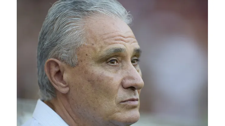 Tite técnico do Flamengo durante partida contra o Fluminense no estádio Maracana pelo campeonato Brasileiro A 2024.