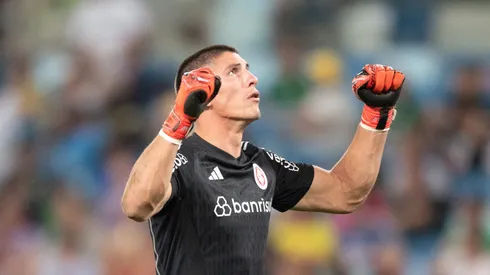 Rochet jogador do Internacional durante partida contra o Cuiaba no estadio Arena Pantanal pelo campeonato Brasileiro A 2024.