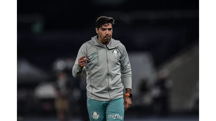 Abel Ferreira durante confronto contra o Botafogo no Brasileirão 2024.