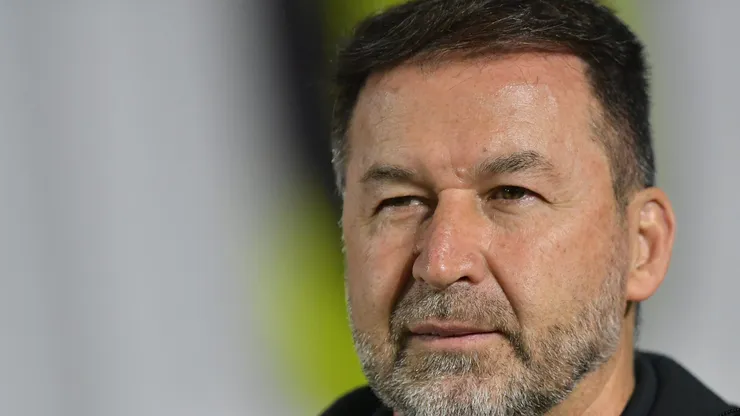 Augusto Melo presidente do Corinthians antes da partida contra o Vasco no estadio Sao Januario pelo campeonato Brasileiro A 2024.