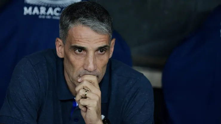 Juan Pablo Vojvoda tecnico do Fortaleza durante partida contra o Flamengo no estadio Maracana pelo campeonato Brasileiro A 2024
