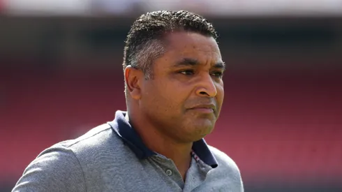 Roger Machado tecnico do Bahia durante partida contra o Sao Paulo no estadio Morumbi pelo campeonato Brasileiro A 2019.