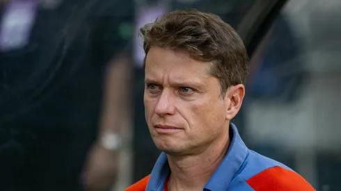 Fernando Seabra tecnico do Cruzeiro durante partida contra o Vitoria no estadio Mineirao pelo campeonato Brasileiro A 2024.