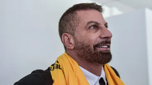 Pedrinho, candidato da chapa Sempre Vasco, durante a eleicao a qual elege o Presidente do Vasco da Gama para o Trienio 2024 a 2026, realizada na Sede do Calabouco, centro do Rio de janeiro