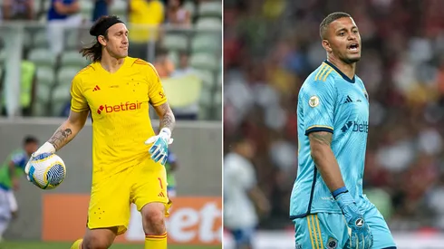 Foto 1: Fernando Moreno/AGIF / Foto 2: Thiago Ribeiro/AGIF – Goleiros do Cruzeiro