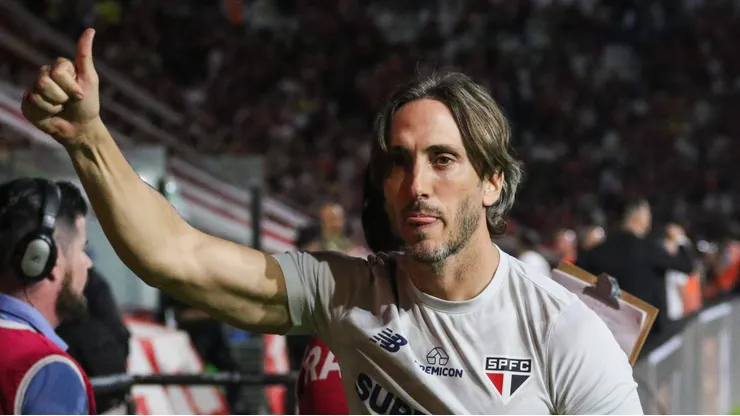 Luis Zubeldía, treinador do São Paulo.