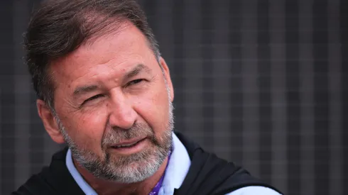 Augusto Melo presidente do Corinthians durante partida contra o Guarani no estadio Arena Corinthians pelo campeonato Paulista 2024