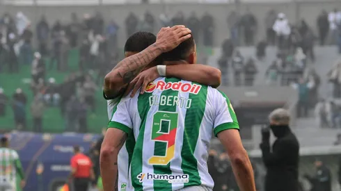 Gilberto comemora gol do Juventude sobre o Grêmio (Sipa US / Alamy Stock Photo)