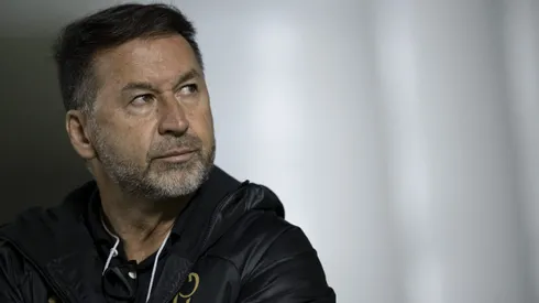 Augusto Melo presidente do Corinthians antes da partida contra o Vasco no estadio Sao Januario pelo campeonato Brasileiro A 2024