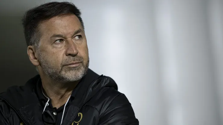 Augusto Melo presidente do Corinthians antes da partida contra o Vasco no estadio Sao Januario pelo campeonato Brasileiro A 2024