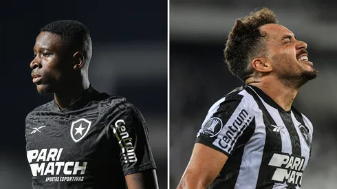 Foto 1: Thiago Ribeiro/AGIF / Foto 2: Thiago Ribeiro/AGIF – Luiz Henrique e Eduardo em ação pelo Botafogo.