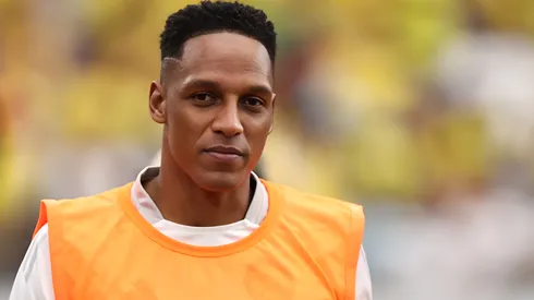 Yerry Mina of Colombia looks on during the CONMEBOL Copa America 2024 Group D match between Colombia and Costa Rica at State Farm Stadium on June 28, 2024 in Glendale, Arizona. Zagueiro é cogitado pela torcida do time carioca