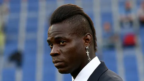 Mario Balotelli of Italy looks on during Italy walk around at Stadio Renato Dall'Ara on September 6, 2018 in Bologna, Italy.