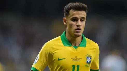 Philippe Coutinho jogador do Brasil durante partida contra o Argentina no estadio Mineirao pelo campeonato Copa America 2019.