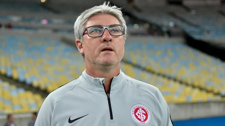 Odair Hellmann tecnico do Internacional durante partida contra o Fluminense no estadio Maracana pelo campeonato Brasileiro A 2019. Foto: Thiago Ribeiro/AGIF