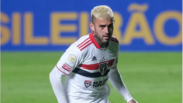 Liziero atuando no São Paulo em 2021
