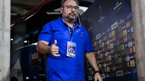 Alexandre Mattos antes do confronto contra o Alianza na Sul-Americana 2024.