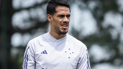 Foto: Gustavo Aleixo/Cruzeiro – Lucas Oliveira durante treinamento do Cruzeiro.
