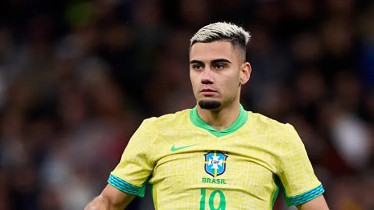 Andreas Pereira atuando pela Seleção Brasileira