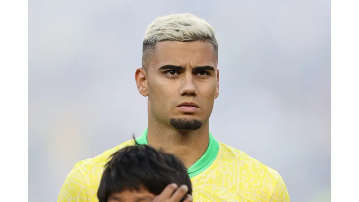 Andreas Pereira durante confronto contra o México em amistoso.