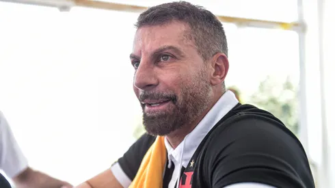 Pedrinho, candidato da chapa Sempre Vasco, durante a eleicao a qual elege o Presidente do Vasco da Gama para o Trienio 2024 a 2026, realizada na Sede do Calabouco, centro do Rio de janeiro.