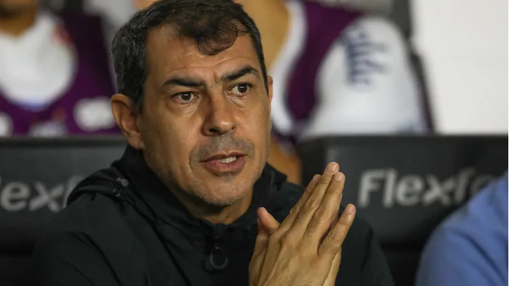 Fábio Carille, treinador do Santos.