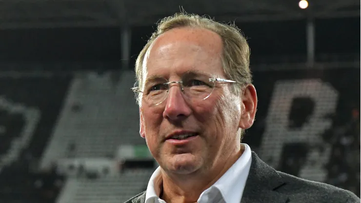 John Textor presidente da SAF do Botafogo durante partida contra o Atletico-GO no estadio Engenhao pelo campeonato Brasileiro A 2024.