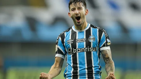 Villasanti durante confronto contra o Internacional no Brasileirão 2023.