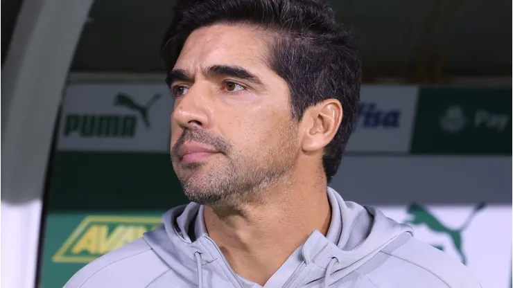 Abel Ferreira técnico do Palmeiras durante partida contra o Corinthians no estadio Arena Allianz Parque pelo campeonato Brasileiro A 2024.