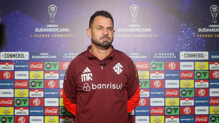 Coletiva Magrão na Sul-Americana. Foto Ricardo Duarte/Internacional