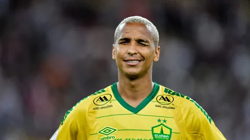 Deyverson jogador do Cuiaba durante partida contra o Fluminense no estadio Maracana pelo campeonato BRASILEIRO A 2023. Ex-Palmeiras deve ser contratado.